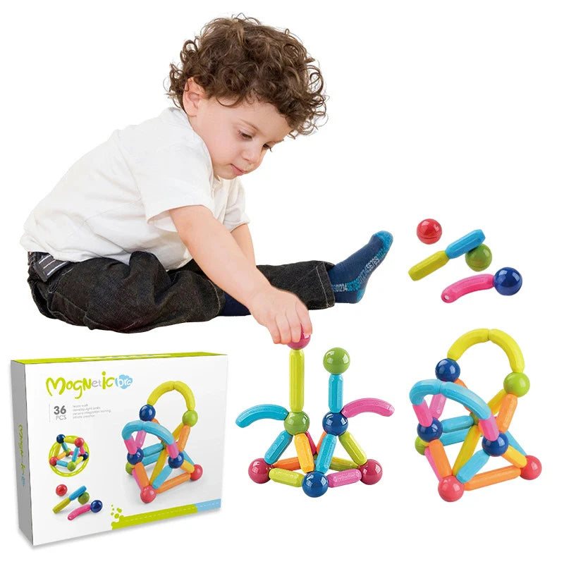 36 Pieces DIY 3D Model Stick and Ball Construction Set Toy