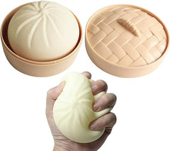 Dumpling Stress Ball with A Mini Steamer