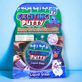 Packaging of Exciting Putty with blue background