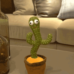 Cute Dancing & Talking Cactus Toy – Singing, Recording & Dancing Plush for Kids