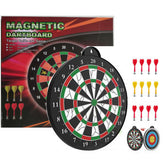 Magnetic Dart Board Game with 6 Darts Safe Dart Game Set Indoor Outdoor Games for Family Friends Kids