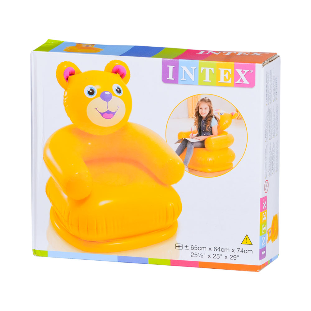 Intex Inflatable Happy Animal Chair Sofa For Kids Toy land pk