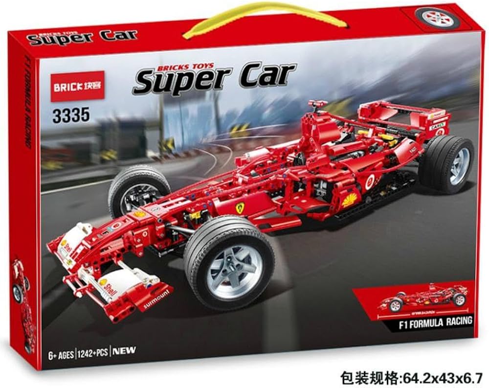 Technical Formular Car Building Blocks