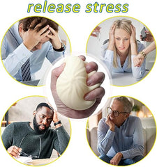 Dumpling Stress Ball with A Mini Steamer