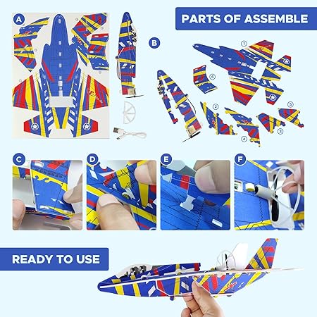 Airplane glider jet rechargeable