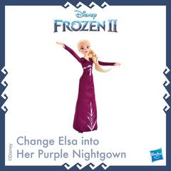 Disney Frozen 2 Arendelle Elsa Doll with Dress, Nightgown & Shoes