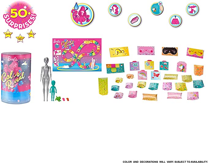 Barbie Color Reveal Set with 50+ Surprises Including – Toy-land-pk