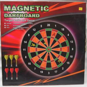Magnetic Dart Board Game with 6 Darts Safe Dart Game Set Indoor Outdoor Games for Family Friends Kids
